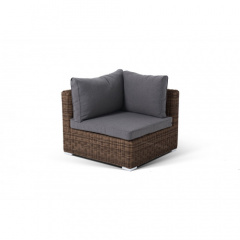 Продажа дивана 4SIS Лунго модуль угловой с подушками, коричневый цвет по цене 58500 ₽