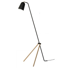 Продажа напольной лампы Frandsen Giraffe, дуб, черное матовое основание по цене 30500 ₽